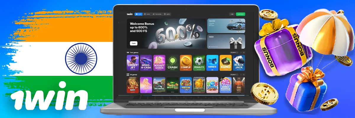 Casino and Betting
 in 1win India 